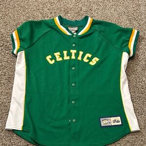 Vintage Hardwood Classics Celtics Warm Up Jersey